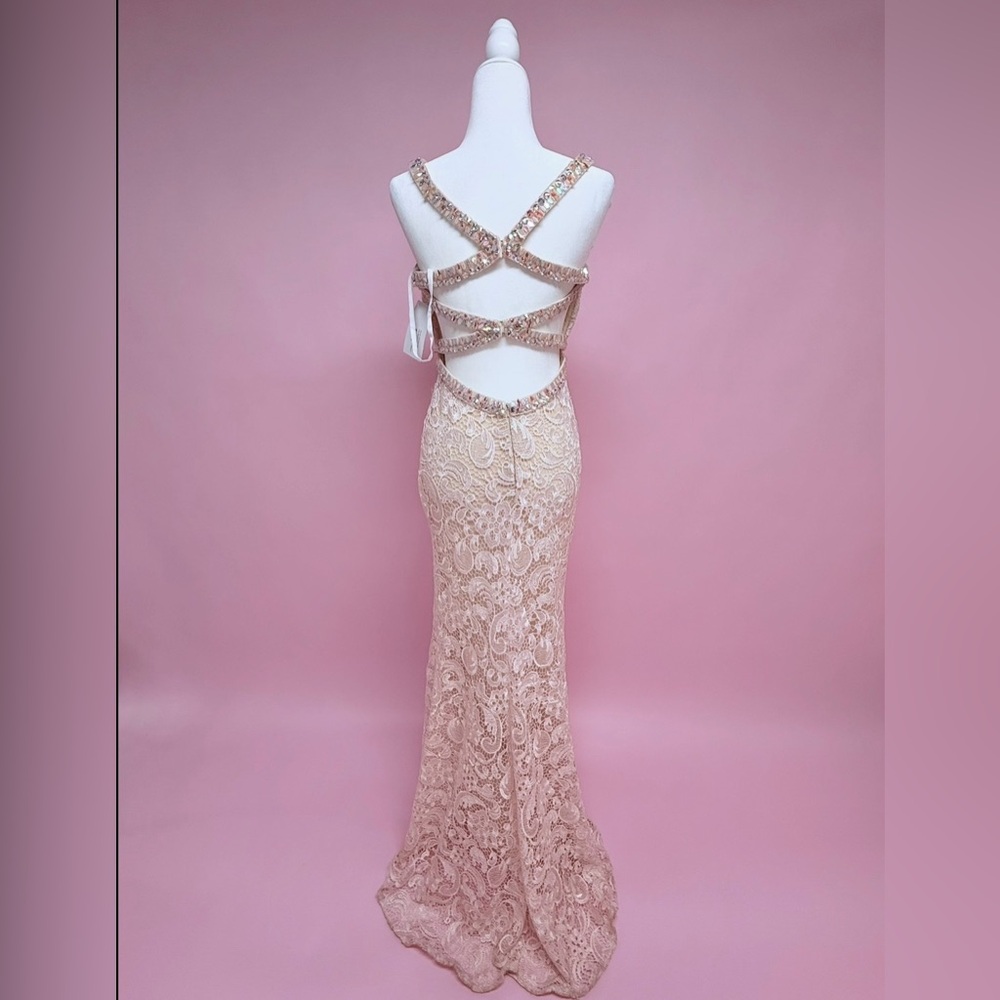 Stunning Lace Evening Gown - Picture 9 of 16